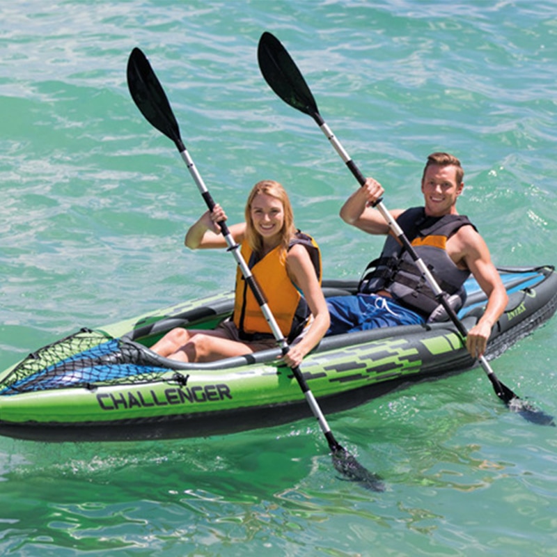 도마뱀 리플 3 인용 카약 가족 스타일 레저 스포츠 카누 물 여행 낚시 풍선 보트 370x85cm, 2023 신제품